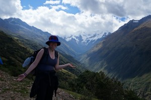 My "I'm not sure why I'm doing this" pose from the first day of hiking