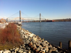 Fraser River from New Westminster